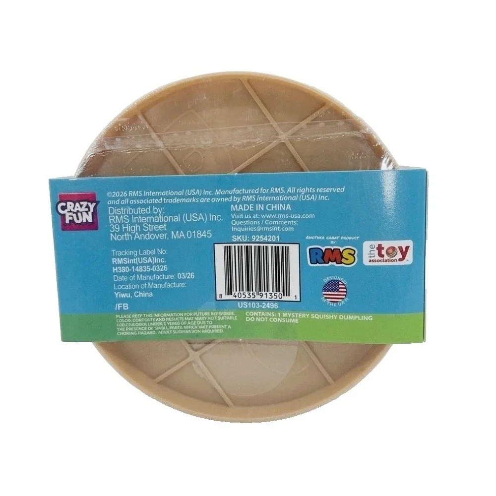 RMS Crazy Fun Squishy Green Holographic Edition Mystery Dumpling Sealed